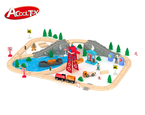 80件豪華火車軌道(型號:AC7521)